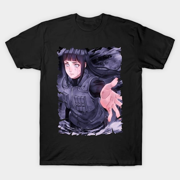 HINATA HYUGA MERCH VTG T-Shirt by Melesz.Ink Tattoo